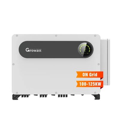 Max. Gleichspannung 1100V Growatt MAX 100-125KTL3-X LV Drei-Phasen-On-Grid-Wechselrichter mit WiFi