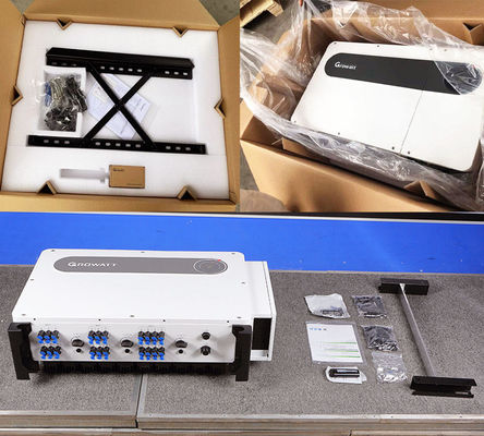Max. Gleichspannung 1100V Growatt MAX 100-125KTL3-X LV Drei-Phasen-On-Grid-Wechselrichter mit WiFi