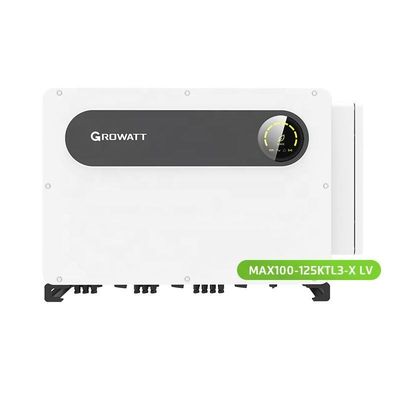 180V-1000V Eingangsspannung Growatt MAX 125KTL3-X LV 3-Phasen-Wechselrichter für das Sonnensystem