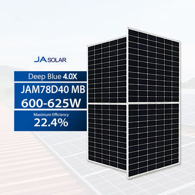 JA Solar JAM78D40 MB 600 605 610 615 620 625 W Bifacial Solar Panel mit Doppelglas