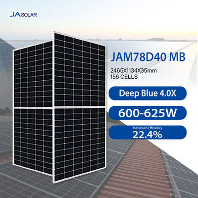 JA Solar JAM78D40 MB-Serie PERC Halbzell-Solarmodul 600W 605W 610W 615W 620W 625W