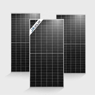 610W JA Mono MBB Halbzelle Bifacial Double Glass PV Module N-Typ Solarkollektor 4mm 2 IEC