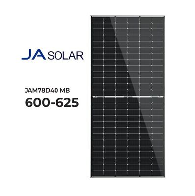 Hochleistungs-JA-Solar-Mono-N-Typ-bifizielle Solarkollektoren Halbzelle 144 Zellen 600W-PV-Panels