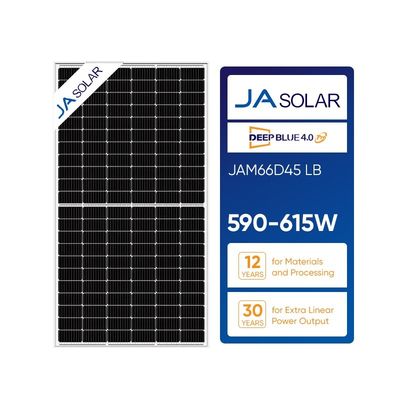 Zuhause Solaranlagen 590W-615W 132Cell Perc N-Type Bifacial Mono Pv Panel