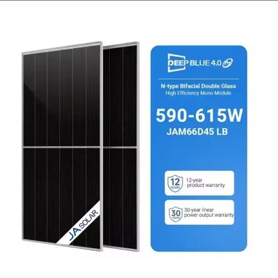 N-Typ Dual Glass Solar Panel 600W 605W 610W 615W 590W 595W Mono Topcon Solar PV Module