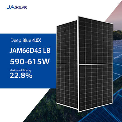 182mmx182mm Zellgröße Bifacial Solar Module mit Frontglas/Rückglas von JA SOLAR
