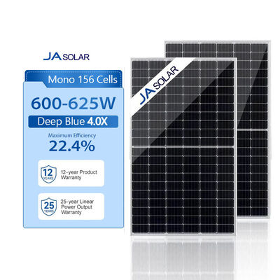615W 620W 625W N-Typ Solarkollektor für Industrieanlagen Abmessungen 2465*1134*35mm