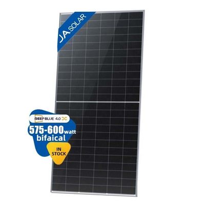 Glas 2,0 mm 575W 590W 600W N-Typ bifacial Photovoltaic Modul für die Installation auf dem Dach
