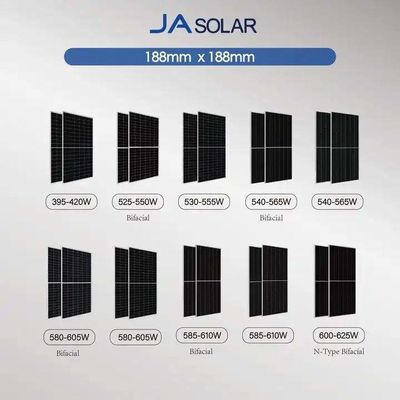 Jam72D40 Lb Deep Blue 4.0X Solarpanel 600W mit Anodisiertem Aluminiumrahmen
