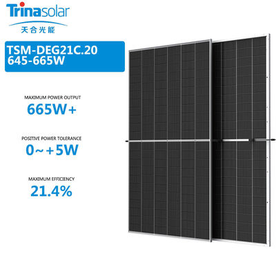 Trina-Zellmodul-Array Einrichten Sie Ihr eigenes tragbares Sonnensystem mit 22,5% Effizienz