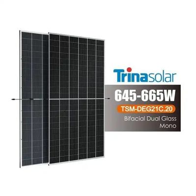 Trina 645 Watt 665w Photovoltaikmodule 11BB 12BB PERC-Typ Mono-Solarmodule für Ihren Nutzen