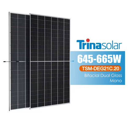 Trina DE19R Solaranlagen 570/575/580W Halbzellentyp und mit MC-kompatiblem Steckverbinder