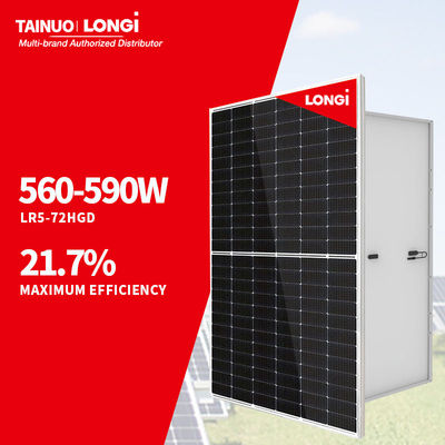 Longi Solar Himo 7 560w Halbzelle Bifacial Tier 1 Solarmodule 565w 570w 575w 580w 585w 590 Watt