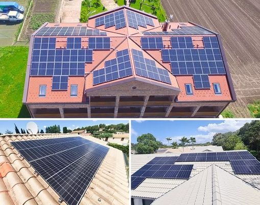 Anodisierte Aluminiumlegierungsrahmen Longi 550W Tier 1 Solarzellen für nachhaltige Stromerzeugung