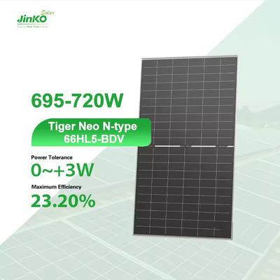700W 710W 720W N-Typ Mono-Kristalline Solarzellen mit Anti-Reflexionsbeschichtung Jinko
