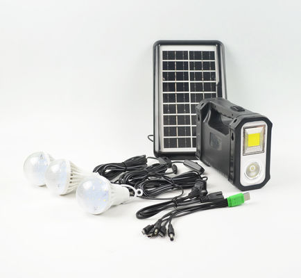 Warmverkauf Batterie Solargenerator Beleuchtungssystem Kit Outdoor Camping Fischen Stromausfall Zuhause Notstromversorgung