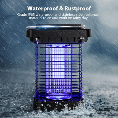 ABS Shell Solar Mosquito Bug Zapper Licht Solar wiederaufladbarer Bug Zapper