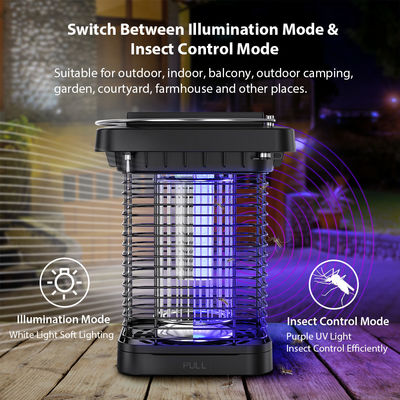 ABS Shell Solar Mosquito Bug Zapper Licht Solar wiederaufladbarer Bug Zapper