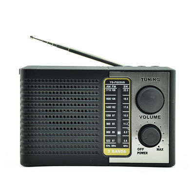 Multifunktions-Wiederaufladbares Solarfunk-Radio AM FM-Radio-Musik mit LED-Torche