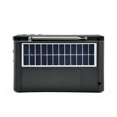 Außen-Solar-Camping-Radio Multifunktionales AM FM SW USB-Radio mit hellen Taschenlampe BT Lautsprecher