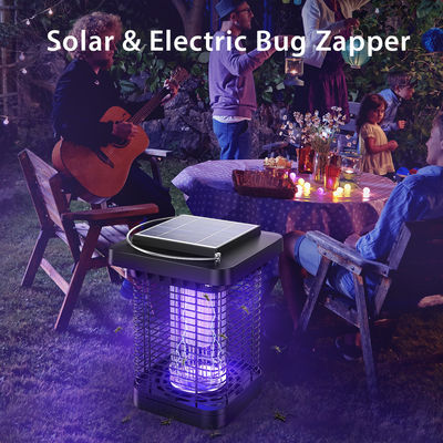 Wasserretardante Solar-Mückenkiller-Lampe Außen-Solar Bug Zapper Anti-Schock