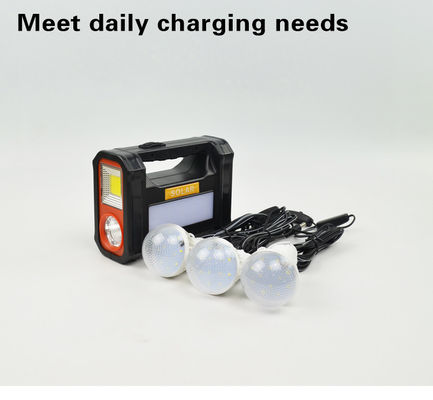 ABS-Material Solar-Led-Beleuchtungskit Portable Solar-Innenbeleuchtungssystem 4V