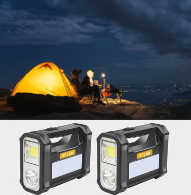 Off-Grid-Solarbeleuchtungssystem Wiederaufladbares Sonnenbeleuchtungskit 28,8w