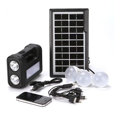 angepasstes Solarhausbeleuchtungssystem Polykristallines Silizium-Solarpanel-Beleuchtungskit
