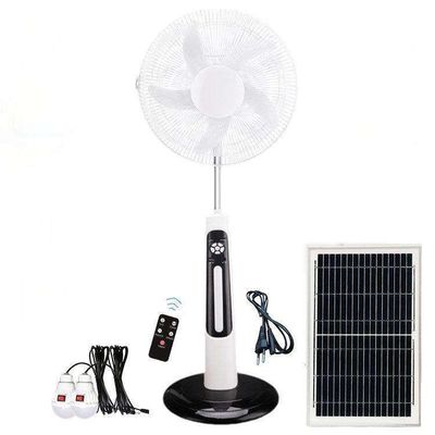 Anpassbarer 18-Zoll-Solarventilator Wiederaufladbarer Solarventilator für Zuhause