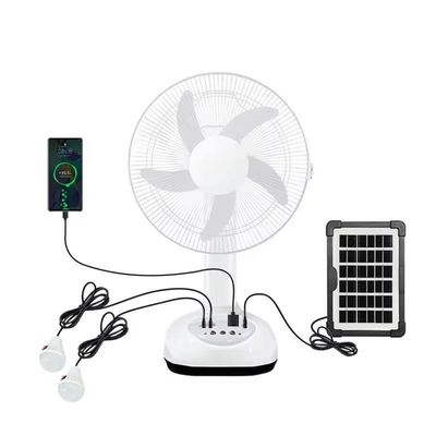 12 Zentimeter Solarventilator für Heimgebrauch 6V AC DC mit Led Nachtlicht