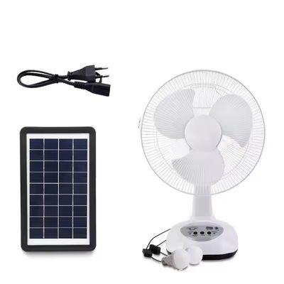 12 Zentimeter Solarventilator für Heimgebrauch 6V AC DC mit Led Nachtlicht