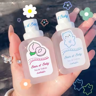 Populäres Parfum Mädchen Schüler Baby Pfirsich Milch Leichtes Kind Parfum Spray Körper Nebel Duft Original Körper Spray Parfum 50ml